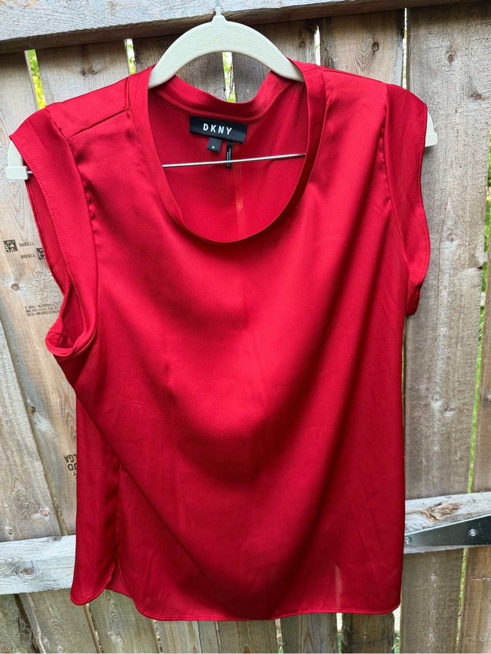 DKNY Women's Red Sleeveless Camisole